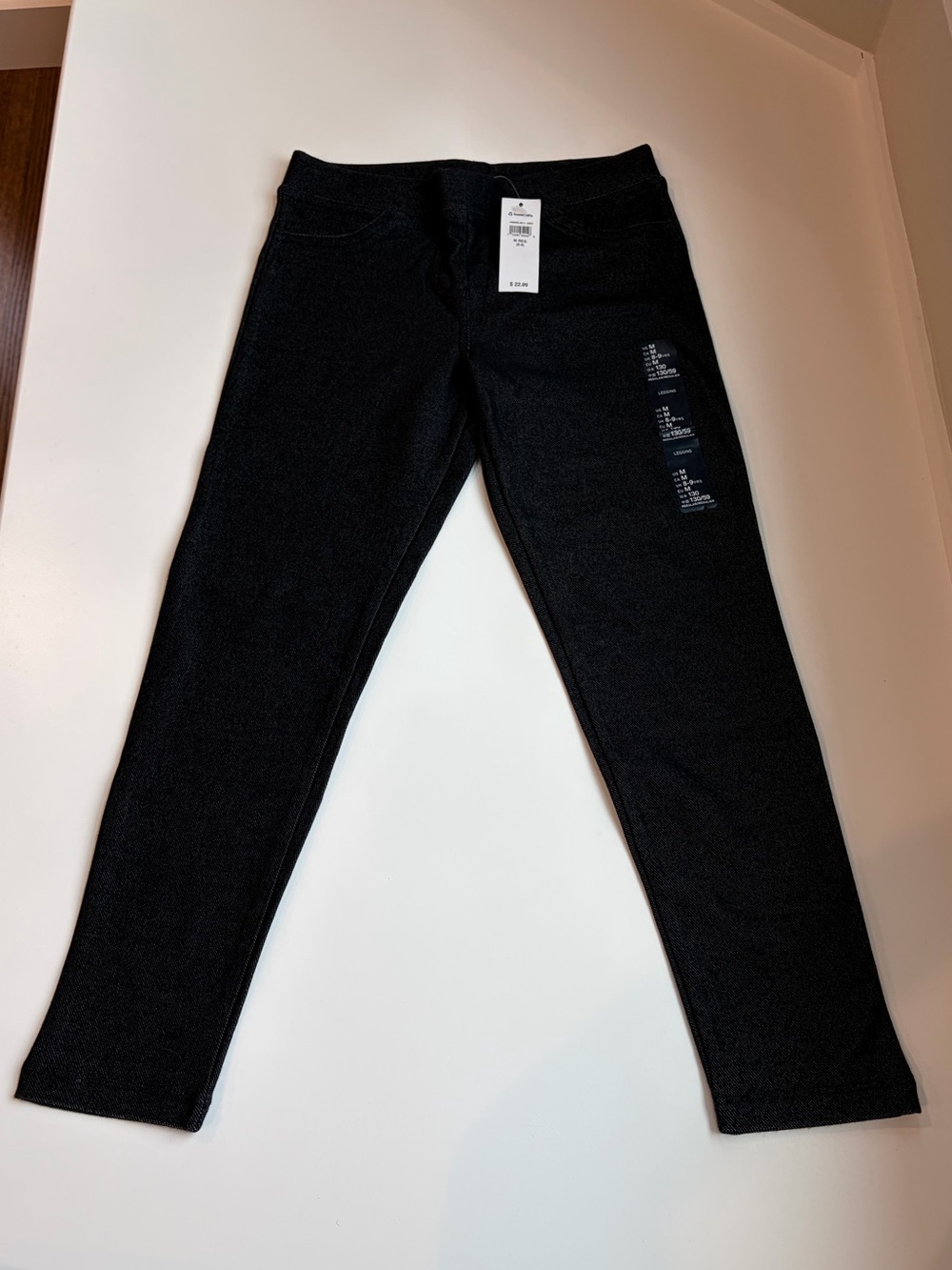 NWT! Gap Kids Girls Dark Blue Jeggings Leggings Stretchy Size Medium 8-9 years